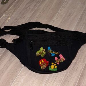 Disney Black Bag with Mickey Mouse Design -Vintage